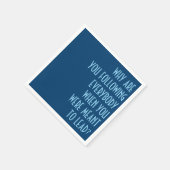 Serviette En Papier Suivre x prospect (Coin)