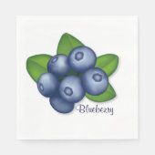Serviette En Papier Summer Blueberry Party (Devant)