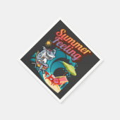 Serviette En Papier Summer Feeling (Coin)