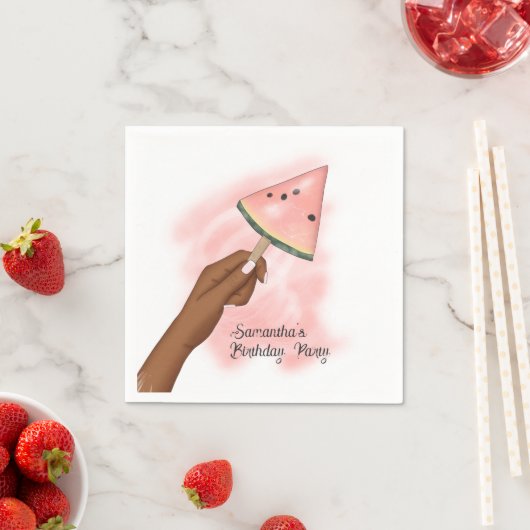 Serviette En Papier Summer Fun Beach Party (En situation)