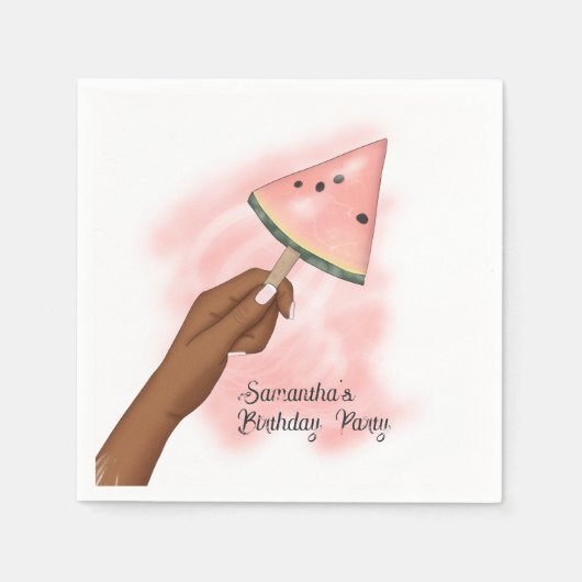 Serviette En Papier Summer Fun Beach Party (Devant)