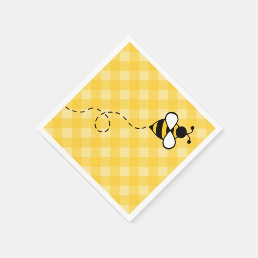 Serviette En Papier Summer Honey Bee Party Pique-nique Napkins (Coin)