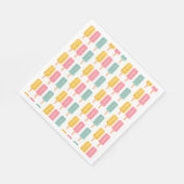 Serviette En Papier Summer Ice Cream Sticks (Coin)