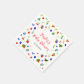 Serviette En Papier Summer Mixed Berries Baby Shower (Coin)