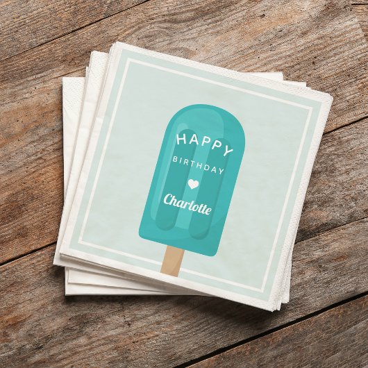Serviette En Papier Summer Popsicle Anniversaire de enfant Party