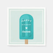 Serviette En Papier Summer Popsicle Anniversaire de enfant Party (Devant)