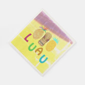 Serviette En Papier Summer Tiki Pineapple Luau (Coin)