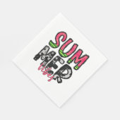 Serviette en papier Summer Vibes (Coin)