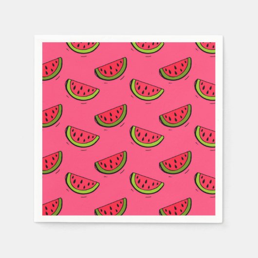 Serviette En Papier Summer Watermelon (Devant)