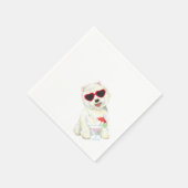 Serviette En Papier Summer Westie (Coin)