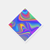 Serviette En Papier Summerfeel, Rainbowart 3D Abstrait (Coin)