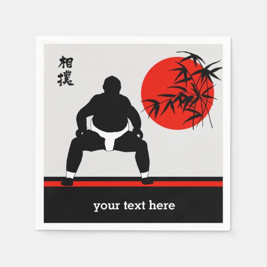 Serviette En Papier Sumo (Devant)