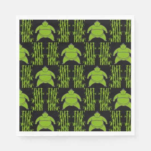 Serviette En Papier Sumo Wrestler (Devant)