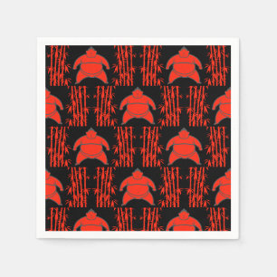 Serviette En Papier Sumo Wrestler
