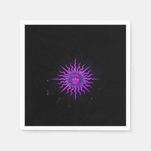 Serviette En Papier Sun - Whimsigoth Graphic (Devant)