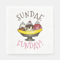 SUNDAE FUNDAE Banana Split Ice Cream Social