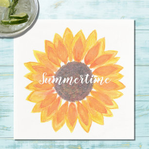 Serviette En Papier Sunfleurs d'été
