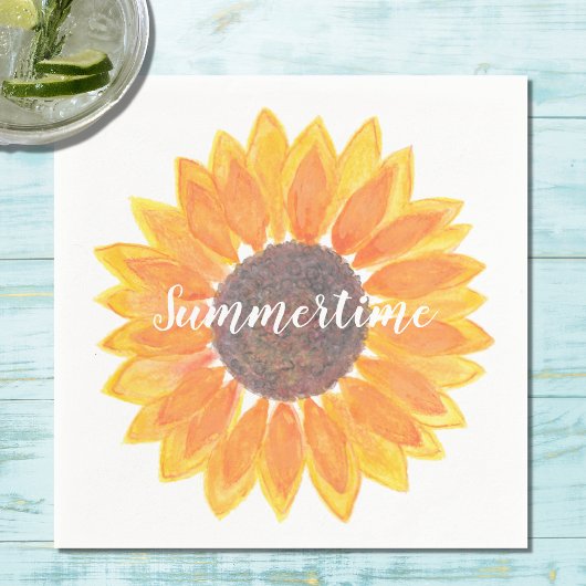 Serviette En Papier Sunfleurs d'été