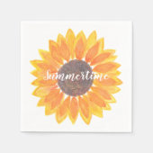 Serviette En Papier Sunfleurs d'été (Devant)