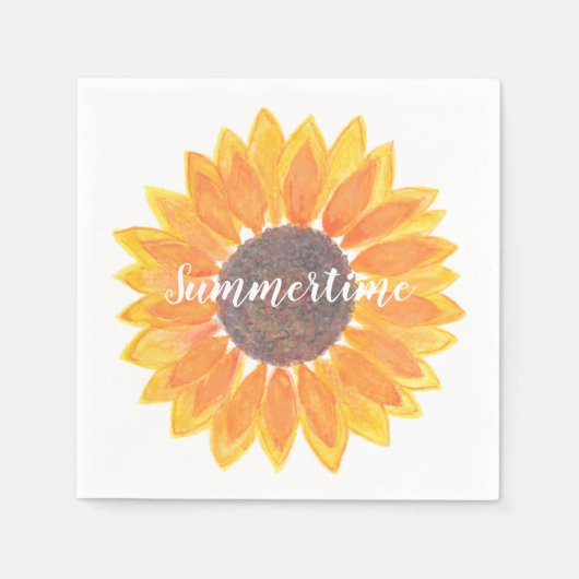 Serviette En Papier Sunfleurs d'été (Devant)