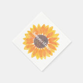 Serviette En Papier Sunfleurs d'été (Coin)