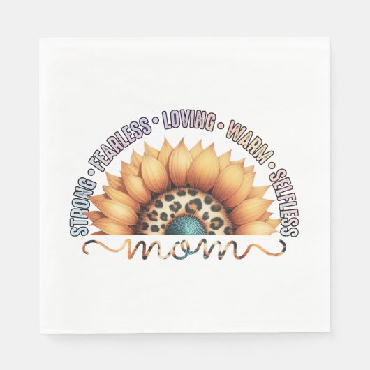 Serviette En Papier Sunflower (Devant)