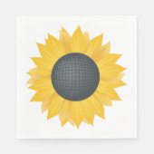 Serviette En Papier Sunflower Disco Ball Retro Party Vibe (Devant)