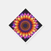 Serviette En Papier SunFlowerMandala (Coin)