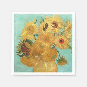 Serviette En Papier Sunflowers Vincent van Gogh