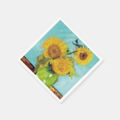 Serviette En Papier Sunflowers Vincent van Gogh (Coin)