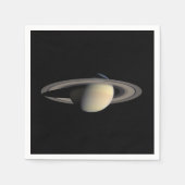 Serviette En Papier Sunlit Saturn Gas géant Planet par Cassini (Devant)