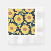 Serviette En Papier Sunny Bloom Doodles (Devant)
