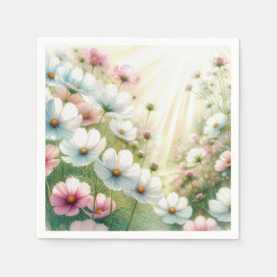 Serviette En Papier Sunny Cosmos Garden