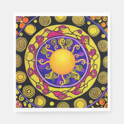 Serviette En Papier Sunny Daze (Devant)
