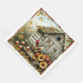 Serviette en papier Sunny Side Farmhouse (Coin)