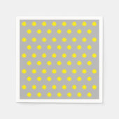 Serviette En Papier Sunny Splatter Polka Dot Pattern (Devant)