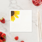 Serviette En Papier Sunny Sunflower (En situation)