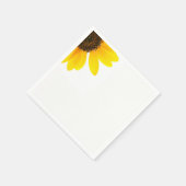 Serviette En Papier Sunny Sunflower (Coin)