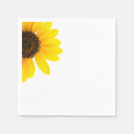 Serviette En Papier Sunny Sunflower (Devant)