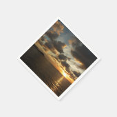 Serviette En Papier Sunrise aux îles Virgin (Coin)