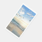 Serviette En Papier Sunset Beach Guest Serviettes Papier serviette 15 (Coin)