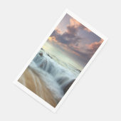 Serviette En Papier Sunset Beach Guest Serviettes Papier serviette ser (Coin)