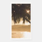 Serviette En Papier Sunset Beach Guest Towel Paper Napkins 11 (Devant)