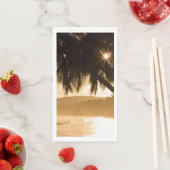 Serviette En Papier Sunset Beach Guest Towel Paper Napkins 11 (En situation)