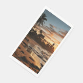 Serviette En Papier Sunset Beach Guest Towel Paper Napkins 2 (Coin)