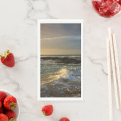 Serviette En Papier Sunset Beach Guest Towel Paper Napkins 22 (En situation)