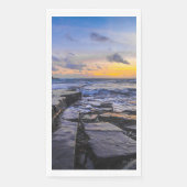 Serviette En Papier Sunset Beach Guest Towel Paper Napkins 31 (Devant)