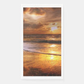 Serviette En Papier Sunset Beach Guest Towel Paper Napkins 44 (Devant)