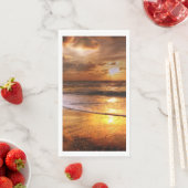 Serviette En Papier Sunset Beach Guest Towel Paper Napkins 44 (En situation)
