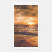 Serviette En Papier Sunset Beach Guest Towel Paper Napkins 45 (Devant)